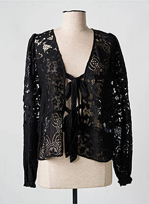 Veste casual manches longues noir CULTURE femme