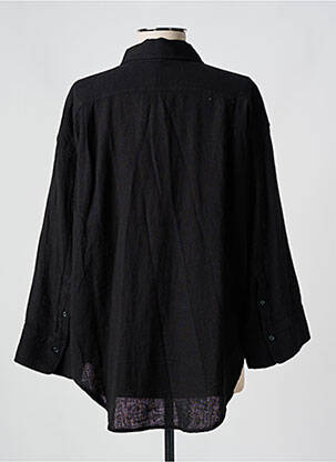 Chemisier coupe fluide manches longues noir SOAKED femme