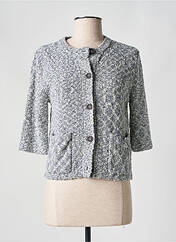 Gilet manches courtes bleu SOAKED pour femme seconde vue