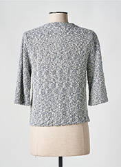 Gilet manches courtes bleu SOAKED pour femme seconde vue