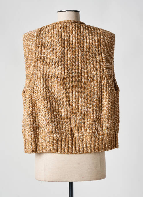 Gilet sans manche marron SOAKED femme