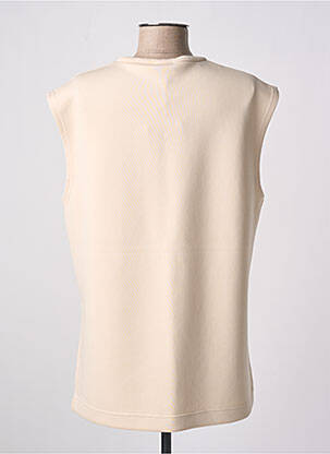 Débardeur coupe droite sans manche beige SOAKED femme