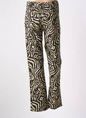 Pantalon flare stretch vert SOAKED femme