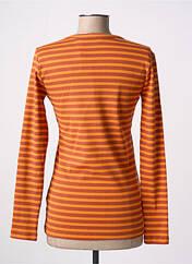 T-shirt orange CULTURE pour femme seconde vue