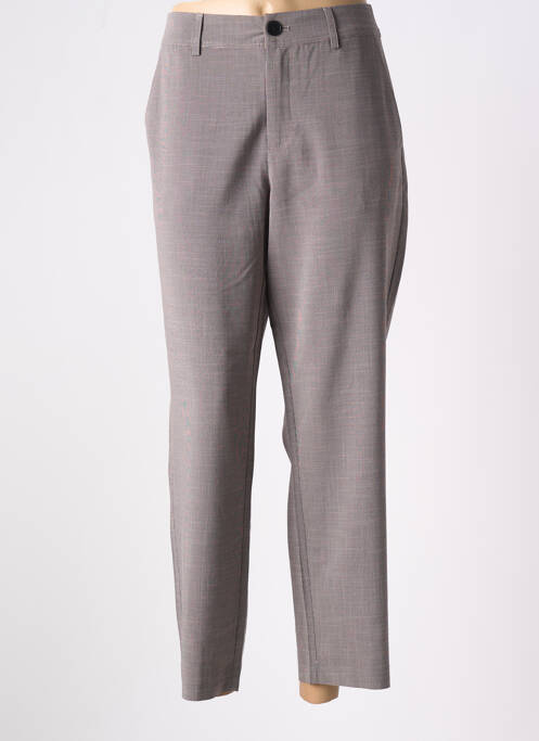 Pantalon droit marron CULTURE pour femme