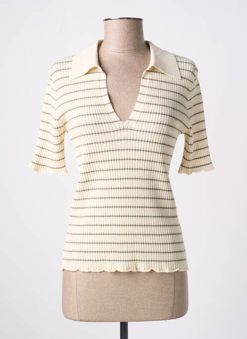 Polo beige SOAKED pour femme