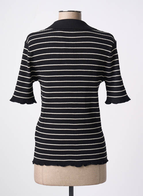 Polo noir SOAKED femme