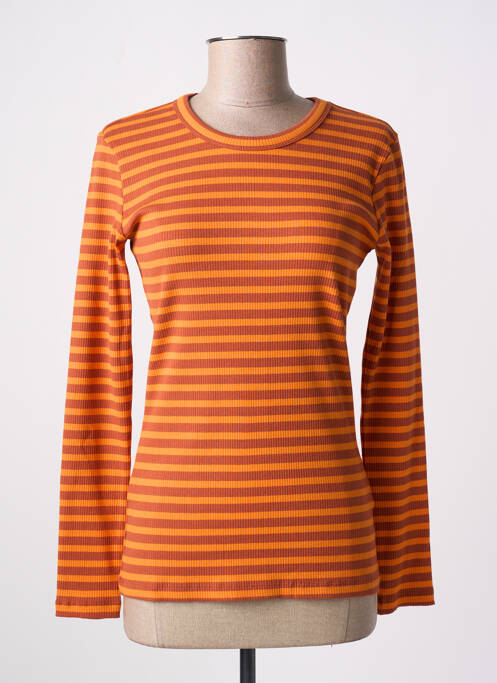 T-shirt orange CULTURE pour femme