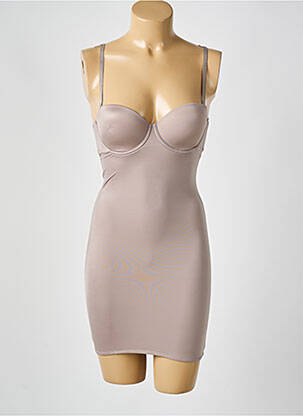 Top/caraco effet matière satinée gris ESPRIT femme