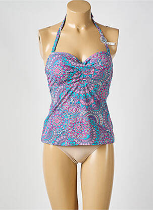 Top de bain imprimé cachemire bleu ESPRIT femme