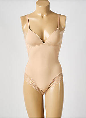 Body lingerie effet matière satinée chair ESPRIT femme