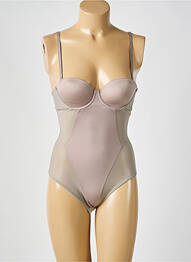 Body lingerie effet matière satinée gris ESPRIT femme