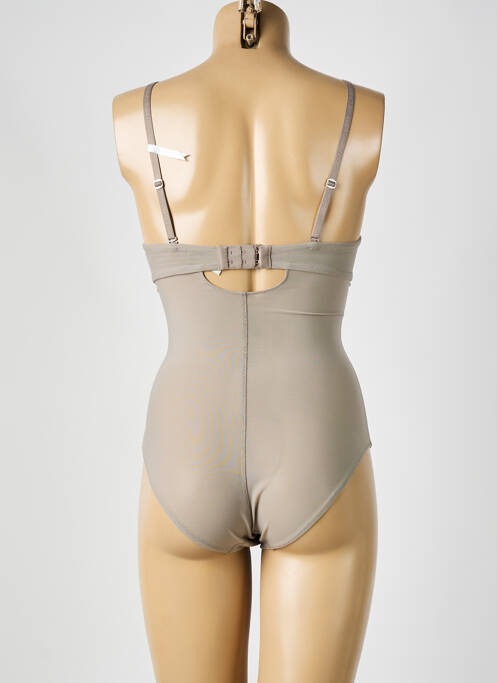 Body lingerie effet matière satinée gris ESPRIT femme