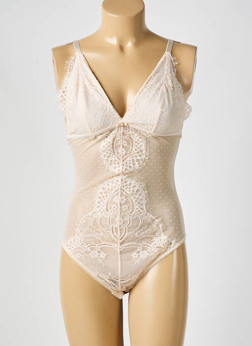Body lingerie rose LINGADORE pour femme