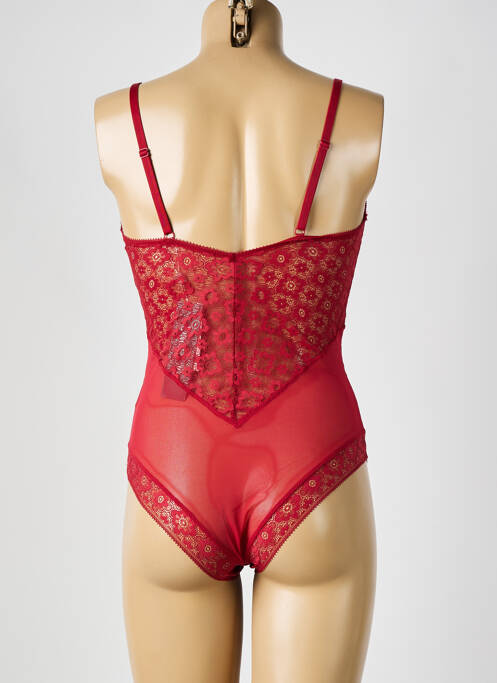 Body lingerie rouge LINGADORE pour femme