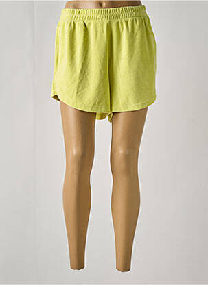 Short coupe droite jaune ESPRIT femme