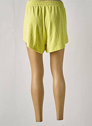 Short coupe droite jaune ESPRIT femme