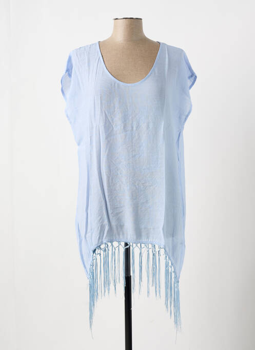 Tunique manches courtes bleu LINGADORE pour femme