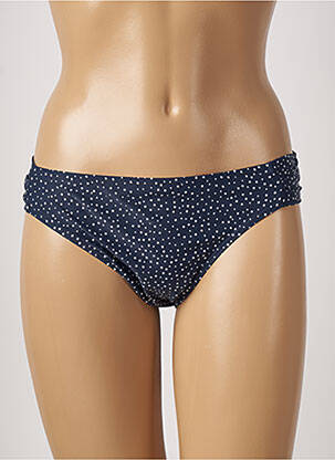 Bas de maillot de bain effet matière satinée culotte bleu ESPRIT femme