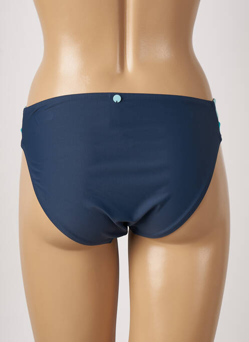 Bas de maillot de bain effet matière satinée culotte bleu ESPRIT femme