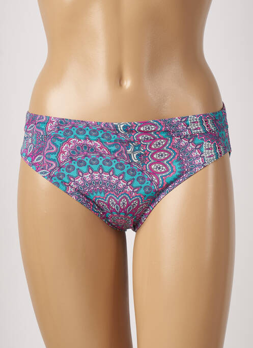 Bas de maillot de bain imprimé fleurs culotte bleu ESPRIT femme