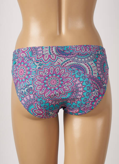 Bas de maillot de bain imprimé fleurs culotte bleu ESPRIT femme