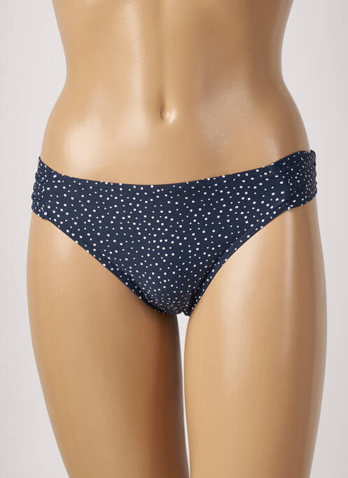 Bas de maillot de bain effet matière satinée culotte bleu ESPRIT femme