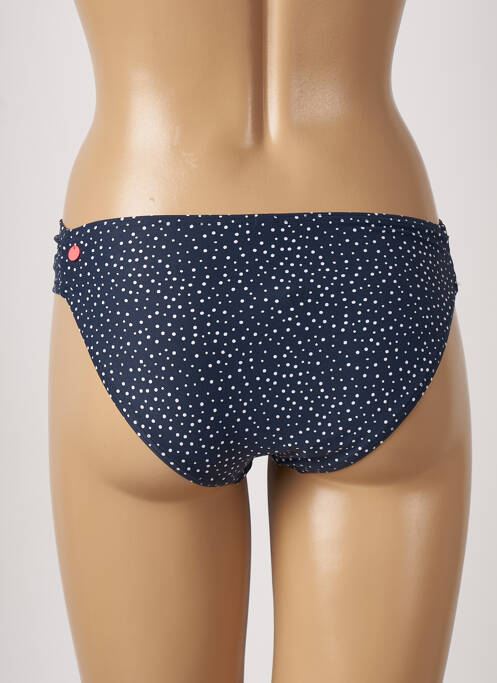 Bas de maillot de bain effet matière satinée culotte bleu ESPRIT femme