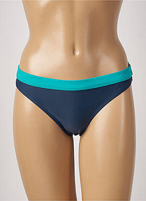 Bas de maillot de bain effet matière satinée culotte bleu ESPRIT femme
