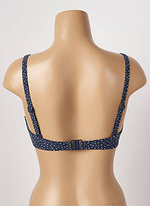 Haut de maillot de bain stretch haut soutien-gorge balconnet bleu ESPRIT femme