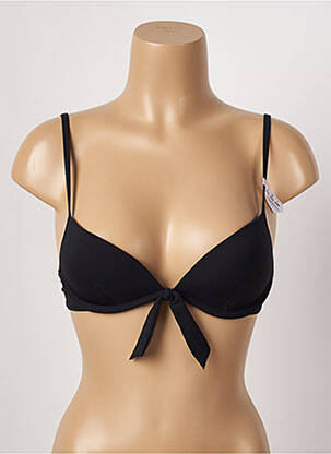 Haut de maillot de bain stretch haut soutien-gorge moulé noir ESPRIT femme