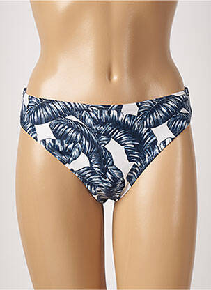 Bas de maillot de bain tissage satiné culotte bleu ESPRIT femme