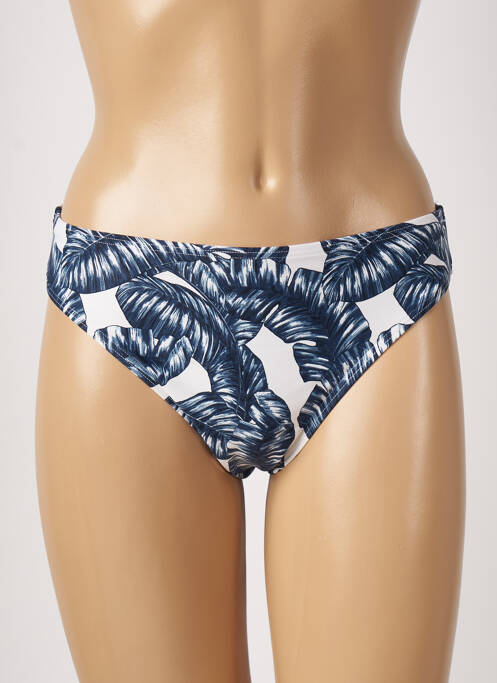 Bas de maillot de bain tissage satiné culotte bleu ESPRIT femme