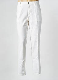Pantalon chino tissage popeline taille normale beige EUROPANN homme