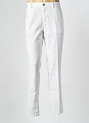Pantalon chino tissage popeline taille normale beige EUROPANN homme