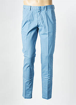 Pantalon chino tissage popeline taille normale bleu HUGO BOSS homme