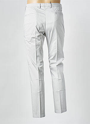 Pantalon chino fermeture zippée sous rabat avec crochet taille normale gris STRELLSON homme