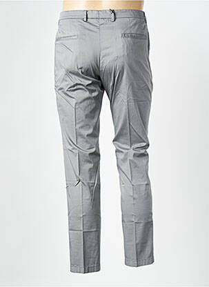Pantalon chino fermeture zippée sous rabat avec crochet taille normale gris fonce STRELLSON homme