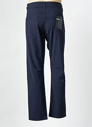 Pantalon droit stretch taille normale bleu HUGO BOSS homme