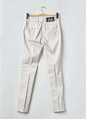 Pantalon chino tissage popeline taille normale beige SONNI D'ARCO homme