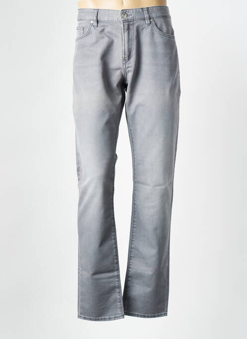 Pantalon droit gris HUGO BOSS pour homme