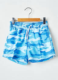 Short de bain imprimé camouflage bleu SUNDEK garcon