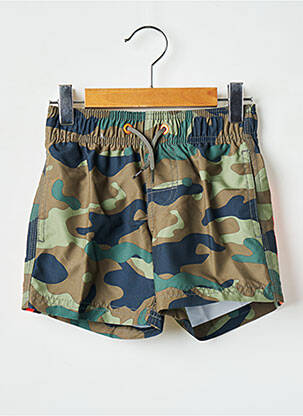 Short de bain imprimé camouflage noir SUNDEK garcon