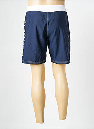 Short de bain tissage popeline bleu SUNDEK homme