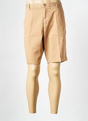 Bermuda taille à pinces taille normale marron HUGO BOSS homme
