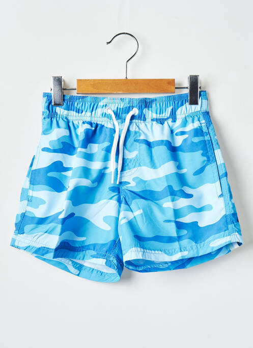 Short de bain imprimé camouflage bleu SUNDEK garcon