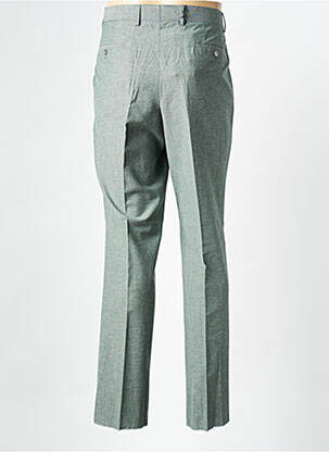 Pantalon slim tissage chiné taille haute vert HUGO BOSS homme