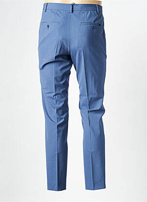 Pantalon slim taille à pinces taille haute bleu HUGO BOSS homme