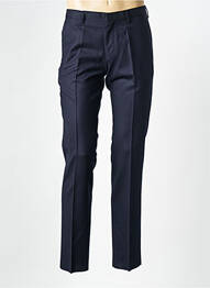 Pantalon slim taille à pinces taille haute bleu HUGO BOSS homme