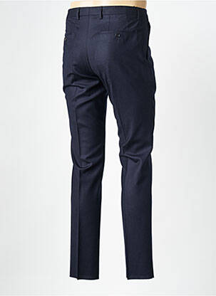 Pantalon slim taille à pinces taille haute bleu HUGO BOSS homme